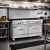 Thumbnail image #2 for Southbend Ultimate 60-Inch Gas Restaurant Range with 8 Open Burners, Convection Oven, and Cabinet Base