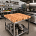 Thumbnail image #2 for John Boos Boos Block End Grain Maple Island Countertop with Cream Finish and Beeswax, 48