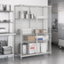 Thumbnail image #2 for Metro Super Erecta Stationary Wire Security Unit with Metroseal 3 Epoxy-Coated Finish, 50-1/2 x 21-1/2 x 66-13/16 Inches