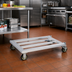 Thumbnail image #3 for New Age Mobile Tubular Aluminum Dunnage Rack, 61-3/4-Inch W x 24-Inch D, 1000 lb Capacity