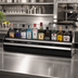 Thumbnail image #2 for Glastender 45-Inch Double Stainless Steel Underbar Speed Rail