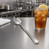 Thumbnail image #3 for Winco Deluxe Pearl 7-1/8 Inch 18/8 Stainless Steel Extra Heavy Weight Mirror Finish Iced Tea Spoon
