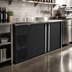 Thumbnail image #2 for Pro-Line E-Series Dual Temperature Wine Cooler Dispenser, Two-Section, 8-Keg, 59-1/2 Inch W, Self-Contained Refrigeration, Black