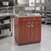 Thumbnail image #2 for Eagle Group Portable Self-Contained Hand Sink with Laminated Cabinet, Hot & Cold Water, Single Stainless Steel Bowl