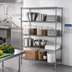Thumbnail image #2 for 4-Shelf Stationary Wire Shelving Starter Unit, 42