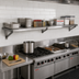 Thumbnail image #2 for Eagle Group CLHDWS-18144 Cooking Line Heavy Duty Wall Shelf, 144 Inches Wide x 18 Inches Deep