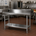 Thumbnail image #2 for John Boos Stainless Steel Dishtable Undershelf with Adjustable Bullet Feet