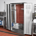 Thumbnail image #2 for John Boos 48-Inch Stainless Steel Mat Wash Cabinet with Sink, Lockable Doors, and Mop Holder