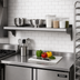 Thumbnail image #2 for Eagle Group 48-Inch x 10-Inch Wall-Mounted 16-Gauge Type 304 Stainless Steel Shelf