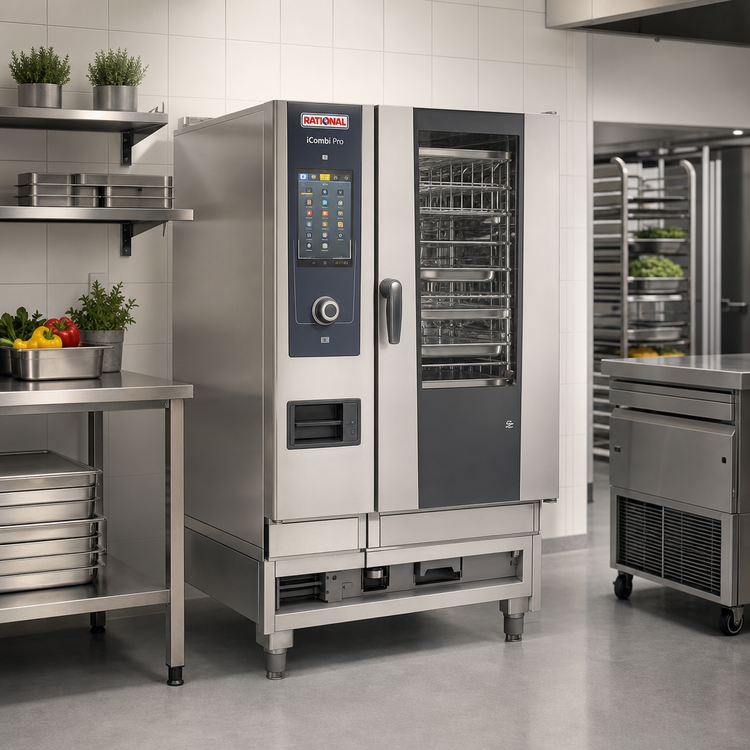 Product image #2 for RATIONAL Height-Adjustable Base With Feet for iCombi 6- and 10-Full Size Classic/Pro Cooking Systems
