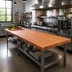 Thumbnail image #2 for John Boos Boos Block American Cherry Edge Grain Kitchen Countertop, 108