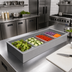 Thumbnail image #2 for Vollrath 4-Pan Drop-In Non-Refrigerated Cold Pan, 54-3/4 Inch x 26 Inch