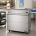 Thumbnail image #2 for True Mobile School Milk Cooler Cart, 12-Crate Capacity, Stainless Steel, Forced-Air Refrigeration