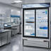 Thumbnail image #2 for Everest Refrigeration EMGR48C 48 Cu. Ft. Two-Section Sliding Glass Door Chromatography Refrigerator
