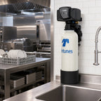 Thumbnail image #2 for Antunes WSS-0618-9710145 Commercial Point-of-Use Water Softener System, 6 Inch Wide x 27 Inch High, 2,667–6,200 Grain Capacity, 2.9 GPM