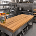 Thumbnail image #2 for John Boos Appalachian Red Oak Blended Rail Edge Grain Kitchen Countertop, 72 x 25 Inches, Varnique Finish