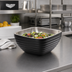 Thumbnail image #3 for Vollrath Square Double Wall Insulated Serving Bowl, 1.8 Qt, Classic Black Exterior, Satin Stainless Steel Interior