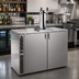 Thumbnail image #2 for Glastender 48-Inch One-Zone Side-Serviced Bar Profile Draft Dispensing Cooler, Two-Section