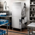 Thumbnail image #2 for Hobart Warewash AM16VLT-ADV-4 Tall Ventless High-Temperature Door-Type Dishwasher, 480V/3-Phase
