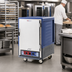 Thumbnail image #2 for Metro C5 3 Series Half-Height Mobile Heated Holding and Proofing Cabinet with Blue Insulation Armour, Solid Door, and Universal Slides