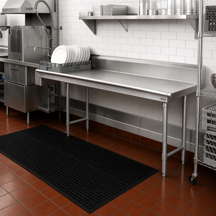 Product image #2 for John Boos JDTC-20-96R-X Clean Straight Left-to-Right Pro-Bowl Stainless Steel Dish Table, 96 Inch