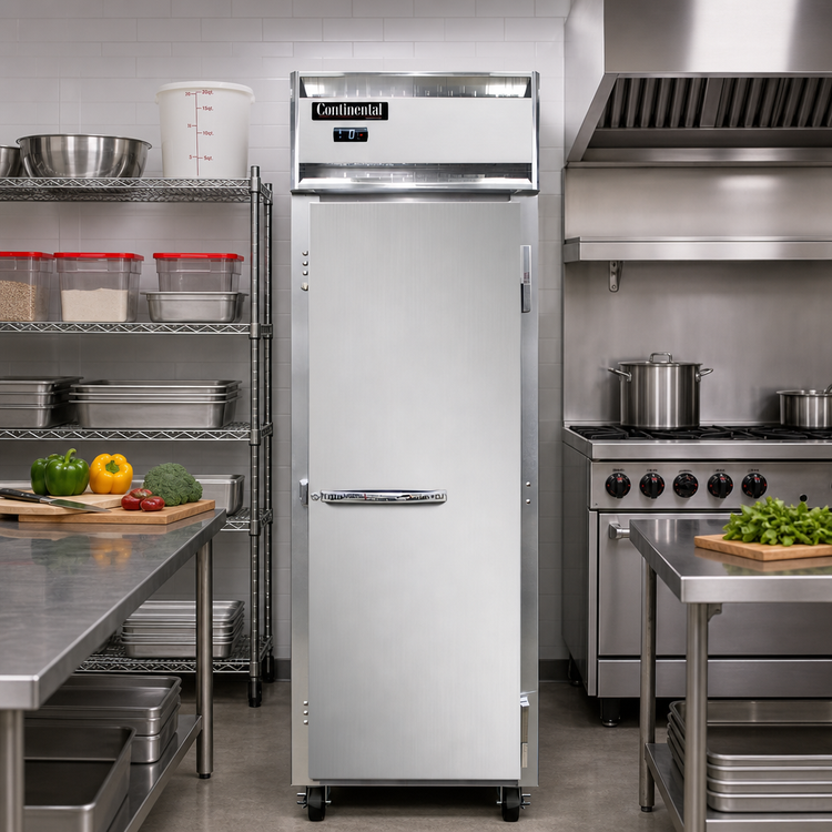 Product image #2 for Continental Refrigerator 1FNSA One-Section 20 cu. ft. Standard Depth Reach-In Freezer