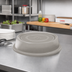 Thumbnail image #3 for Cambro Versa Camcover 10-Inch Round Fiberglass Plate Cover, Granite Gray, No Vent Hole