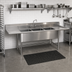 Thumbnail image #2 for Eagle Group S14 Series Three-Compartment Sink with Left and Right Drainboards, 103-Inch Wide