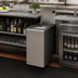 Thumbnail image #2 for Glastender IBA-6 Underbar Stainless Steel Ice Bin with Sliding Cover, 17 lb. Capacity