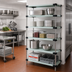 Thumbnail image #2 for Quantum 5-Shelf Solid Stainless Steel Shelving Starter Kit, 24