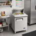Thumbnail image #2 for Atosa 27-1/2-Inch Wide 1-Section Mega Top Sandwich/Salad Prep Table Refrigerator with 12 1/6 Pans
