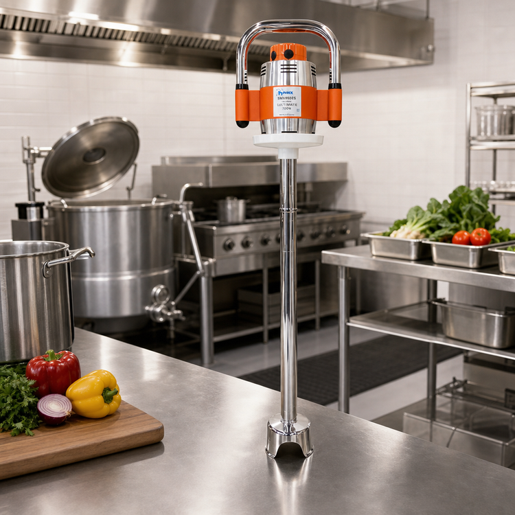Product image #2 for SMX SMX850ES Single-Speed Immersion Blender with 27-Inch Shaft, Detachable Bell, and 75-Gallon Capacity