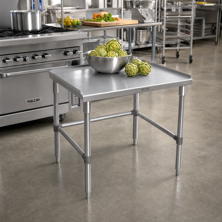 Product image #2 for John Boos 15" W x 24" D x 24" H Stainless Steel Equipment Stand