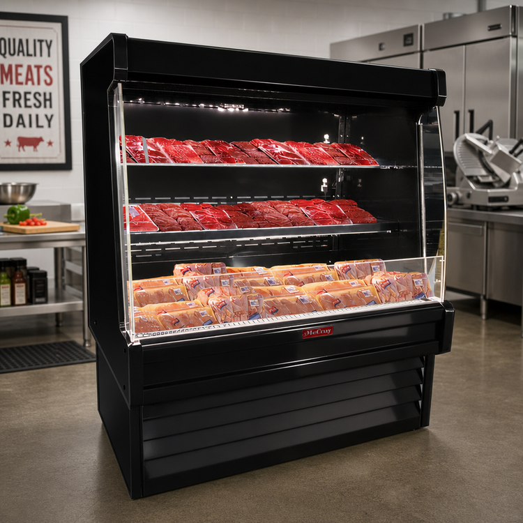 Product image #2 for Howard-McCray 35E Series 63-Inch Low Profile Packaged Meats Open Merchandiser