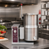 Thumbnail image #2 for Crown EC-10TWL 10 Gallon Electric Countertop Tilting Kettle with Left Console