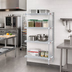 Thumbnail image #2 for Eagle Group EagleGard A4-74-1824E 4-Tier Add-On Wire Shelving Unit, 24" W x 18" D x 74" H, Hybrid Epoxy Finish