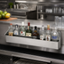 Thumbnail image #2 for Advance Tabco Underbar Basics 24-Inch Double-Tier Standard Duty Stainless Steel Speed Rail