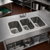 Thumbnail image #2 for Eagle Group Self-Rimming Three-Compartment Drop-In Sink with 10