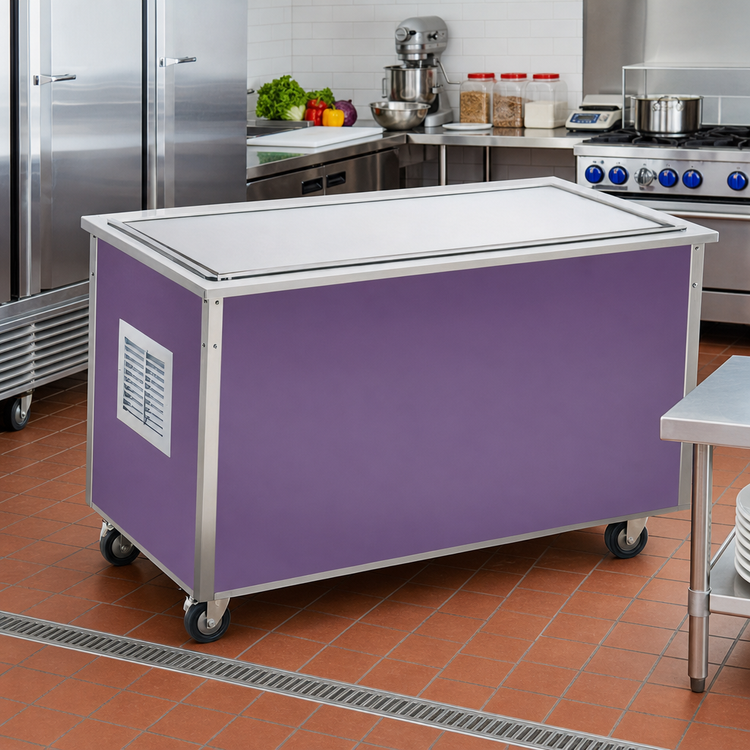 Product image #2 for Vollrath 4-Series Signature Server Stainless Steel Countertop Frost Top Station, 74 x 28 x 27 Inches