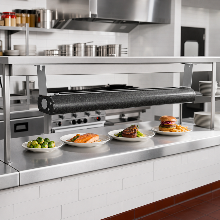Product image #2 for Vollrath 36-Inch Low Profile Unlighted Strip Heat Lamp, 120V, Aluminum Housing