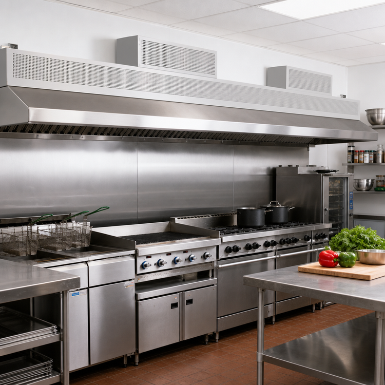 Product image #2 for Avtec SimpleSpec 144-Inch Make-Up Air Perforated Supply Plenum for SSA-BOX144 Wall Hood