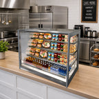 Thumbnail image #2 for Federal Industries Italian Glass Series ITDSS3626 36-Inch Non-Refrigerated Self-Service Countertop Pastry Display Case