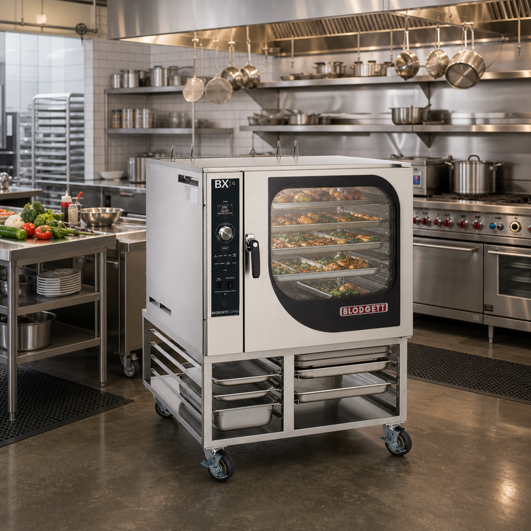 Product image #3 for Blodgett BX-14G SGL Gas Boilerless Combi Oven Steamer, Floor Model, 14 Hotel Pan / 7 Sheet Pan Capacity