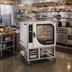 Thumbnail image #3 for Blodgett BX-14G SGL Gas Boilerless Combi Oven Steamer, Floor Model, 14 Hotel Pan / 7 Sheet Pan Capacity