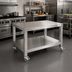 Thumbnail image #2 for Garland 60-Inch Stainless Steel Counter Equipment Stand with Open Base and Shelf
