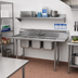 Thumbnail image #2 for 3-Compartment Convenience Store Sink with 12-In. Left and Right Drainboards, 60W x 21D, 304 Stainless Steel