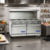 Thumbnail image #2 for Imperial Pro Series 60-Inch Gas Restaurant Range with 10 Open Burners, Convection Oven, and Open Cabinet Base
