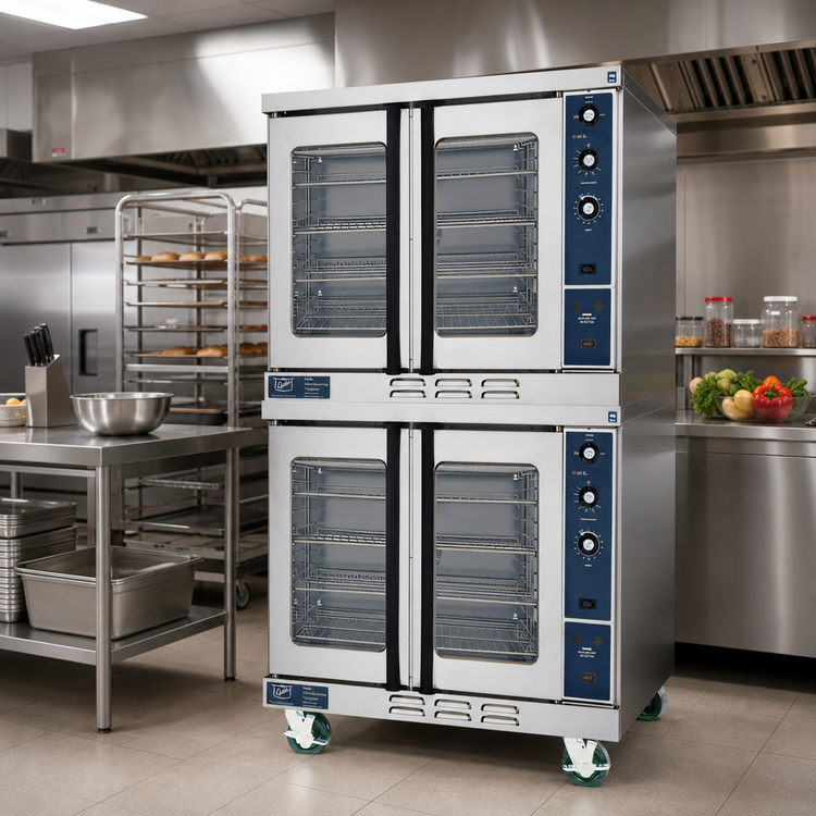 Product image #2 for Duke 613Q-E4XX Double-Deck Deep Depth Electric Convection Oven