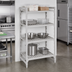 Thumbnail image #3 for Cambro Camshelving Premium 4-Shelf Vented Stationary Starter Unit, 18 x 30 x 72 Inches, Speckled Gray
