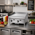 Thumbnail image #3 for CookRite 24-Inch Heavy Duty Countertop Gas Griddle, 50,000 BTU, Thermostatic Controls